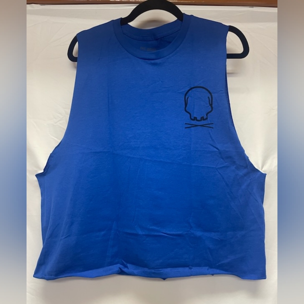 The Drive Clothing XL Blue Skull Graphic Tank Top